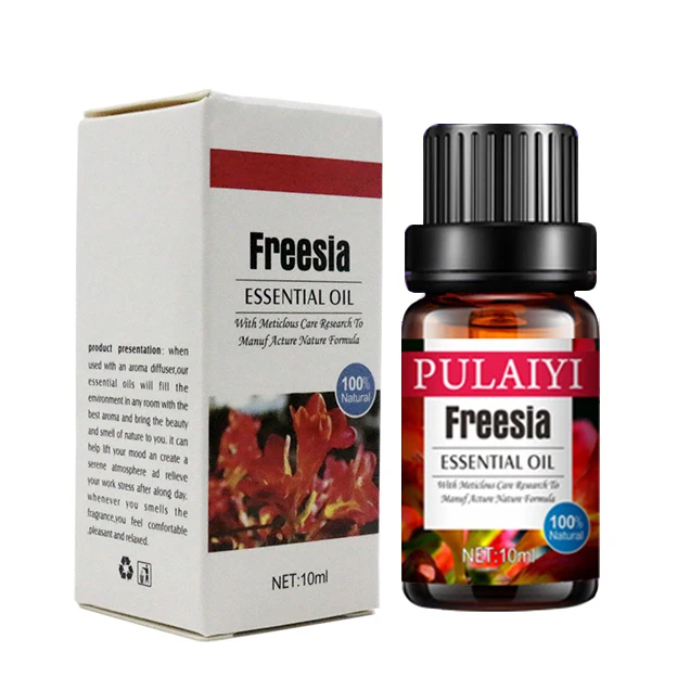 
100% Natural organic factory private label massage essential oil 3 10ml ODM/OEM floral fragrance oil freesia flavor 