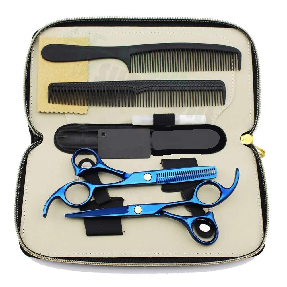 High quality Japan professional New Green barber hairdresser scissor & thinning scissor by Hasni Surgical CE / ISO