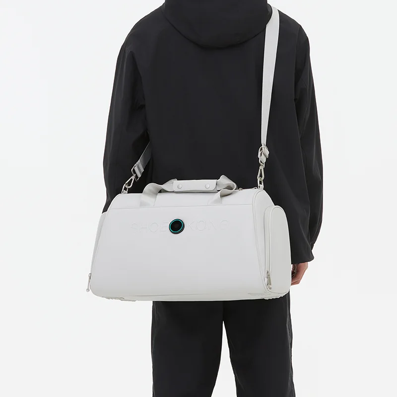 TOHUGS Ergonomic Sports Crossbody Bag with Ion Purification Technology Zipper Closure Sterilization Deodorization Functions