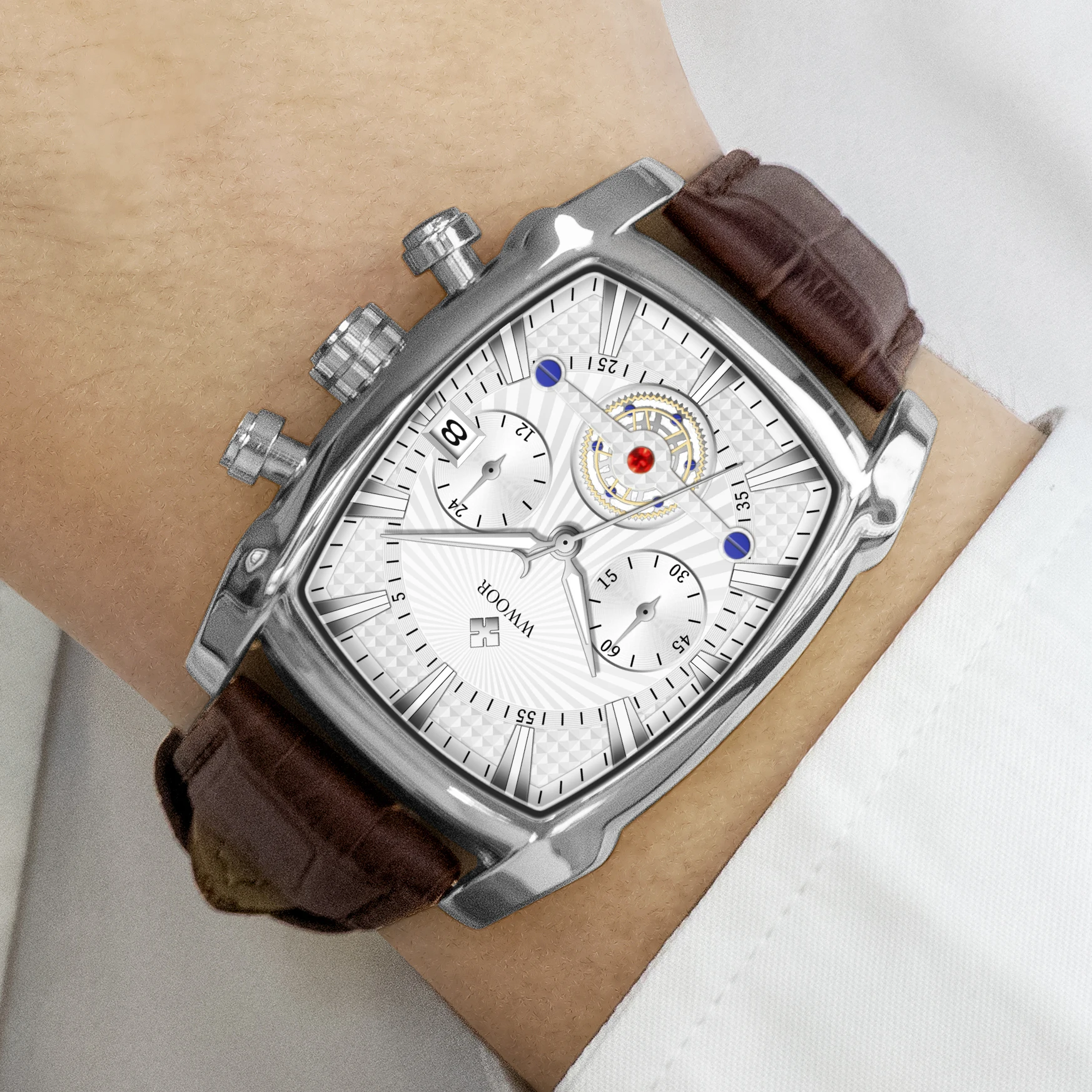 other watches men wrist luminous hands luxury quartz watch wwoor 8843