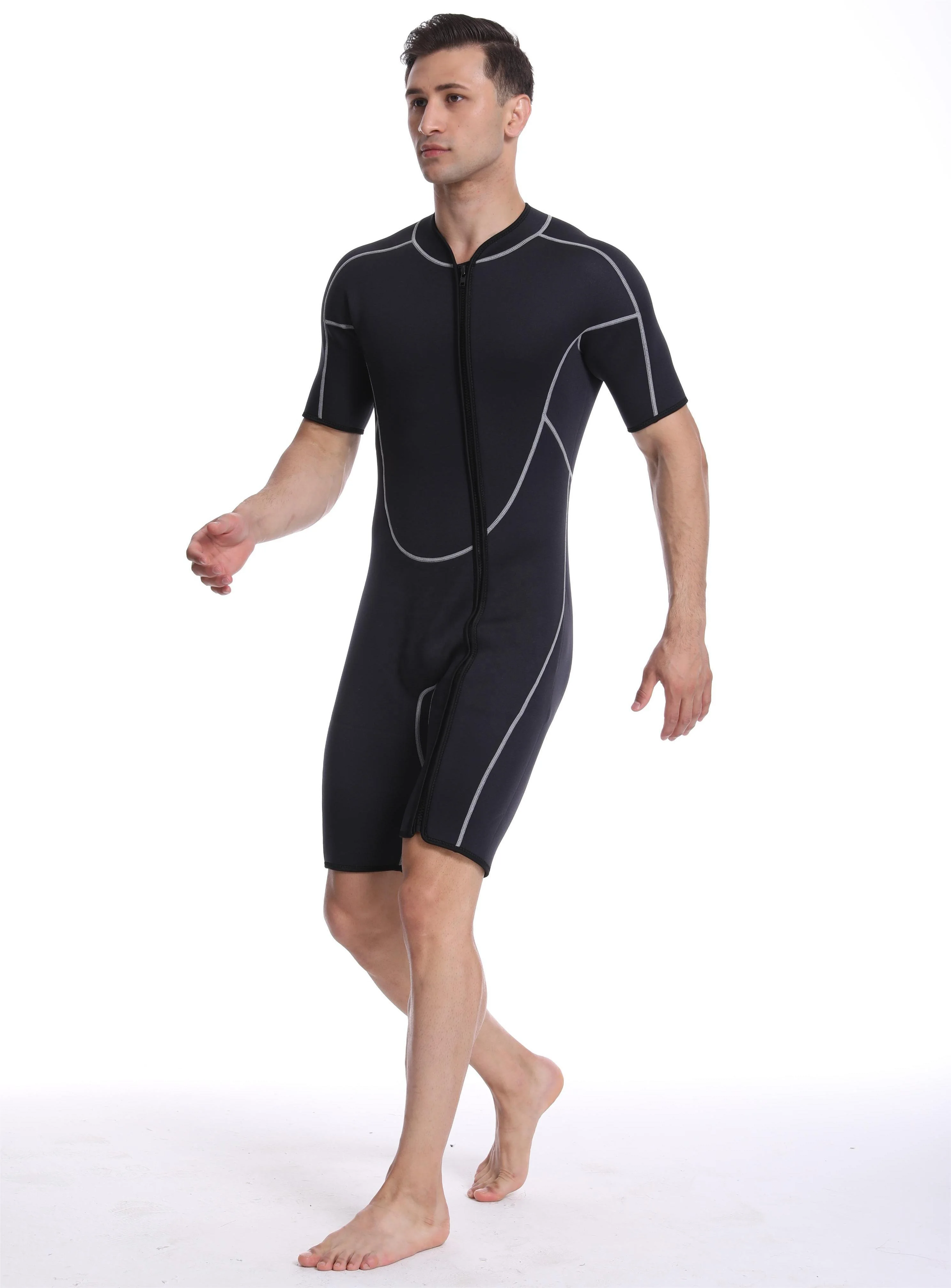 1.5mm 2mm 3mm Custom Shorty Neoprene Diving Suits Soft Sleeve Mens Surfing Swimming Freediving Wetsuit