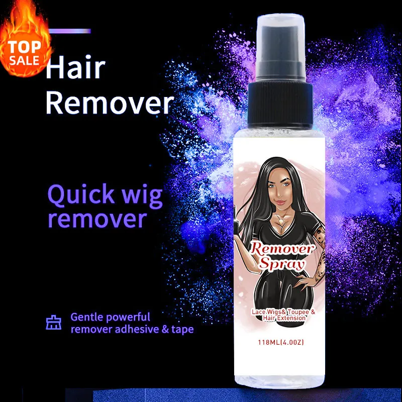 Custom Wig Install Boxes Private Label Lace Wig Kit Packaging Waterproof Hair Tint Spray Edge Control Lace Glue