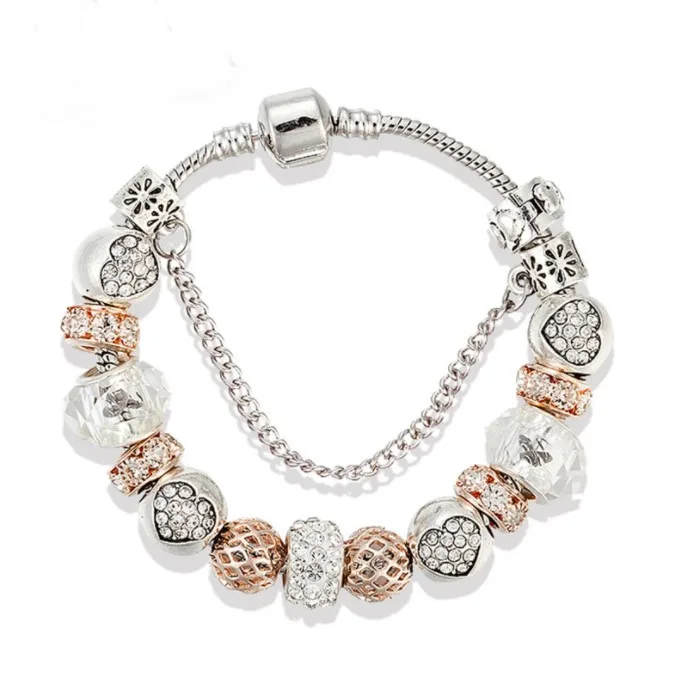 Highend charms bracelets white charm bracelet whole sell vendor