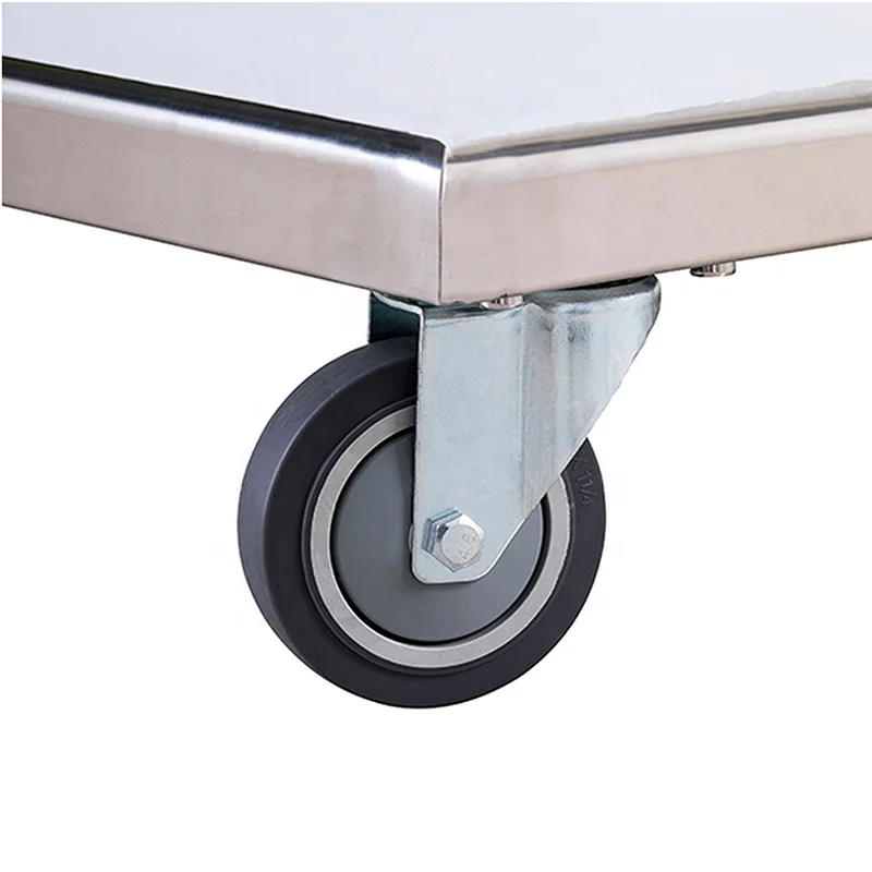 Factory Custom Stainless Steel Platform Foldable Hand Trolley For Transport Hand Carts Trolleys Heavy Duty Industrial Trolleys