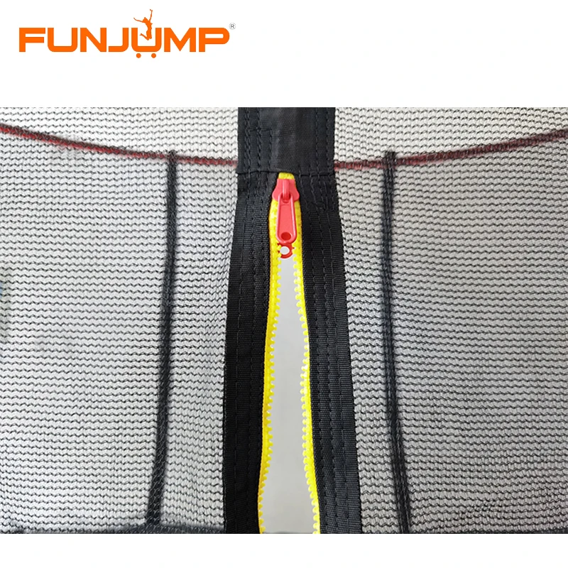 Funjump 8X11FT Professional Big Trampoline Park Square Rectangular Trampoline Outdoor Kids Trampoline With Enclosure