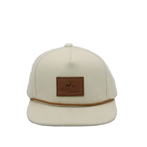 2022 custom rope on brim leather patch children snapback hats kids snapback cap 5 panels