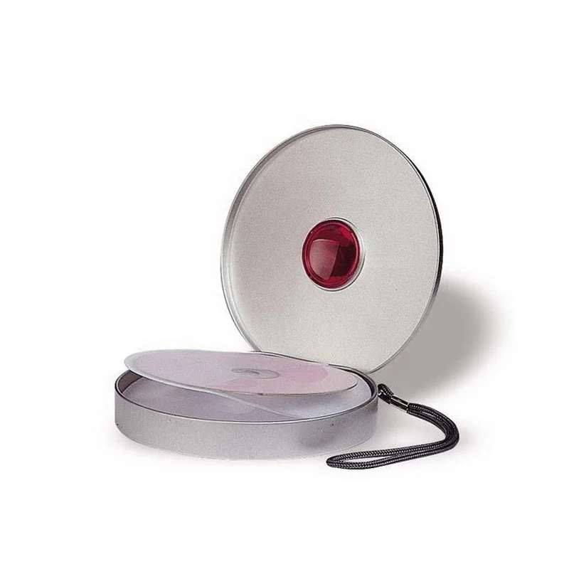custom order CD DVD tin box with window and string