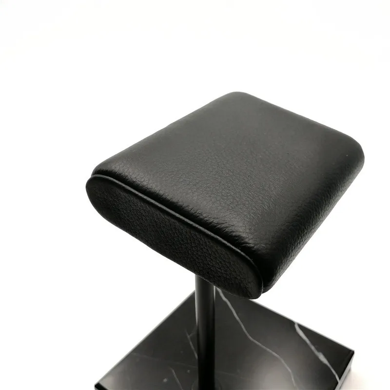 Factory direct sale Customized black marble watch display stand on counter design for sale