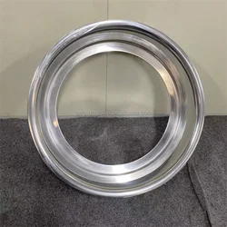 Chinese factory 6061 T6 material 15 to 18 triple step lip slant lip 5 inch polished felgen alloy for bbs series oz forged wheels