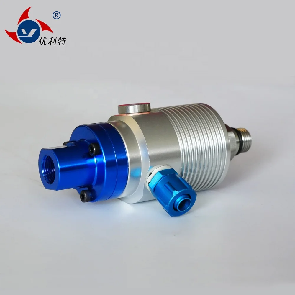 High Speed Rotary Joint in Deep Hole Drilling Center Aluminum Housing Stainless Steel Rotor High Speed Bearing