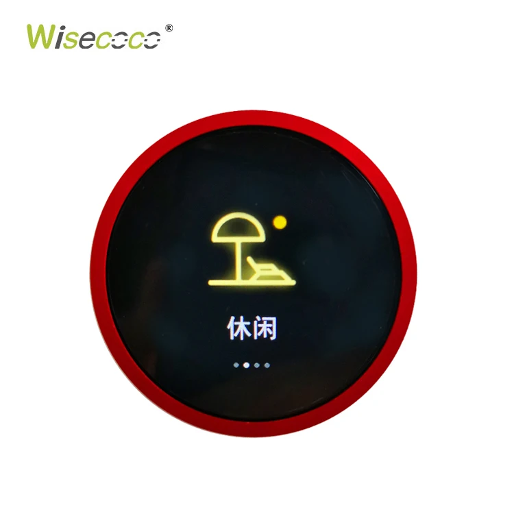 1.28 Inch Smart Appliances Home Switch Knob Dimmer Zigbee Touchscreen Rotary Lcd Display Control Panel Wifi Wireless Knob