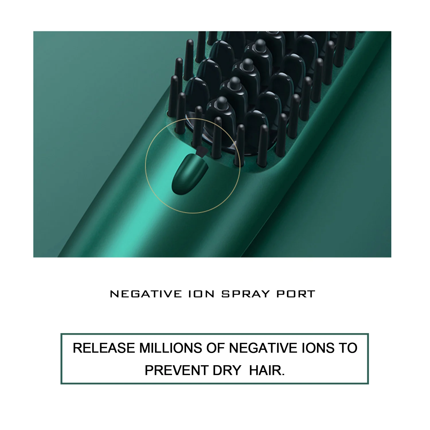 Professional Electric Rotating Ionic Hair Straightener Women Hot Air Brush Flat Iron Brushes cordless automatic hair curler