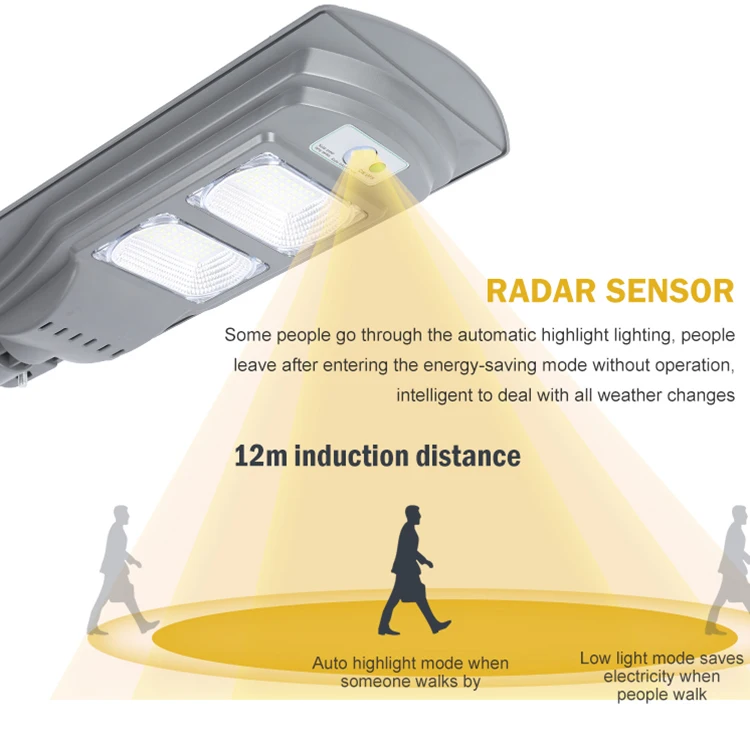  Freylite Top Sellers Outdoor Waterproof Ip65 SMD 30w 60w 90w 120w Integrated All In One Solar LED Street