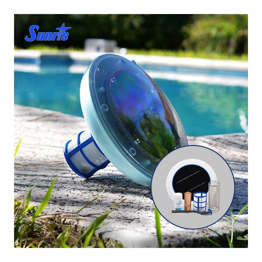 Hot Selling Floating Adjustable Chemical Ionizer Spa Swimming Solar Pool Chlorinator Chlorine Copper Ionizer