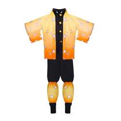 Anime Demon Slayer Costume Kimetsu  haori Yaiba Tanjirou Kamado Nezuko Cosplay Women and Men Adult Kid Kimono Cosplay Full Sets clothes