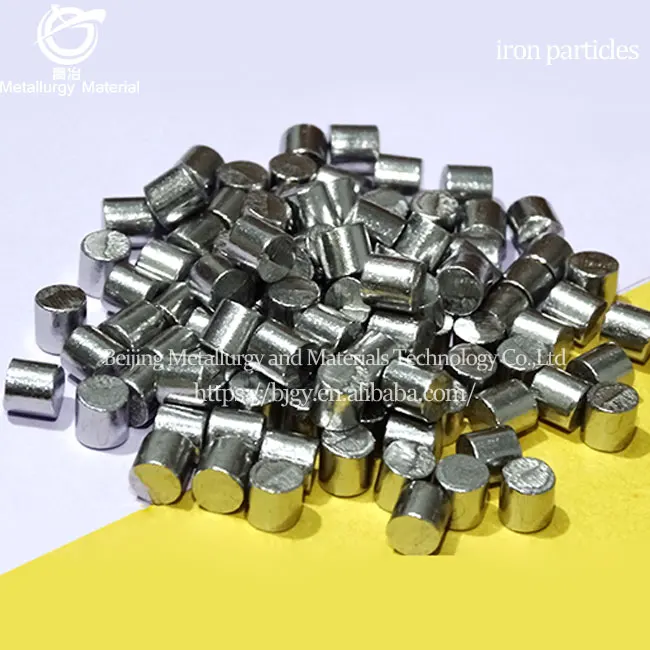 99.9% high purity iron 3-5mm 1-10mm 20-30mm iron grain high purity iron block 1kg from sale