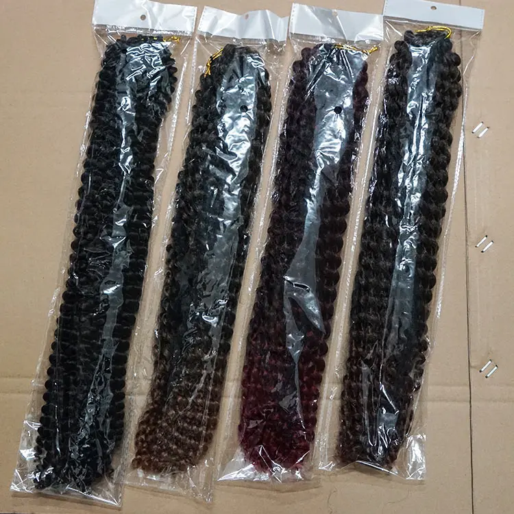  Passion Twist Water Wave Synthetic Braids Solid color Braiding hair New Hair Crochet