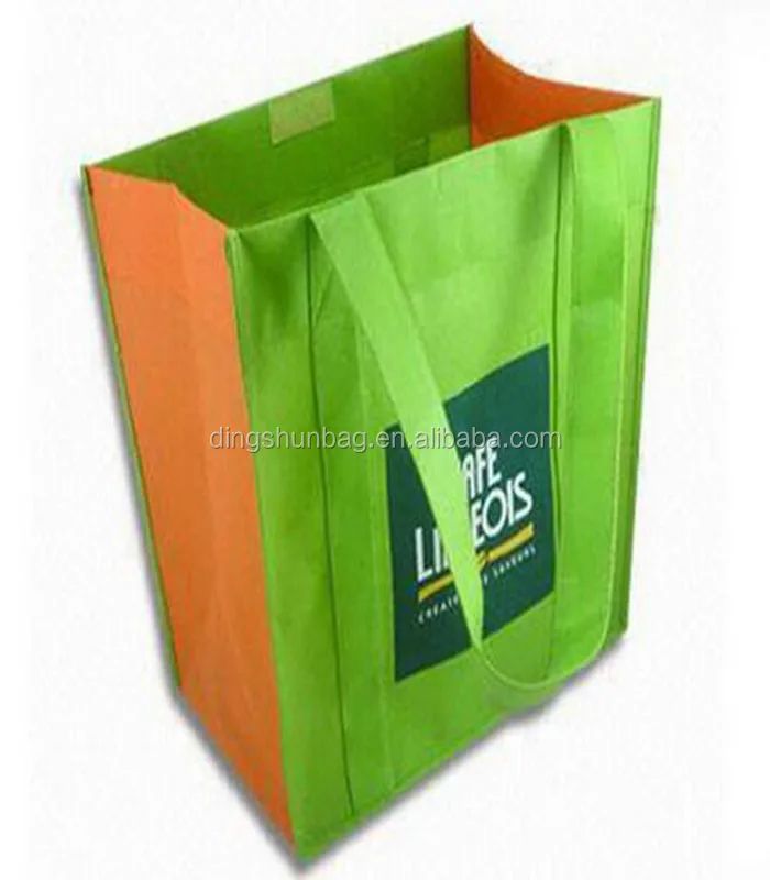Wholesale Custom Printed Eco Friendly Recycle Reusable Grocery Non Woven Fabric Tote Shopping Bags