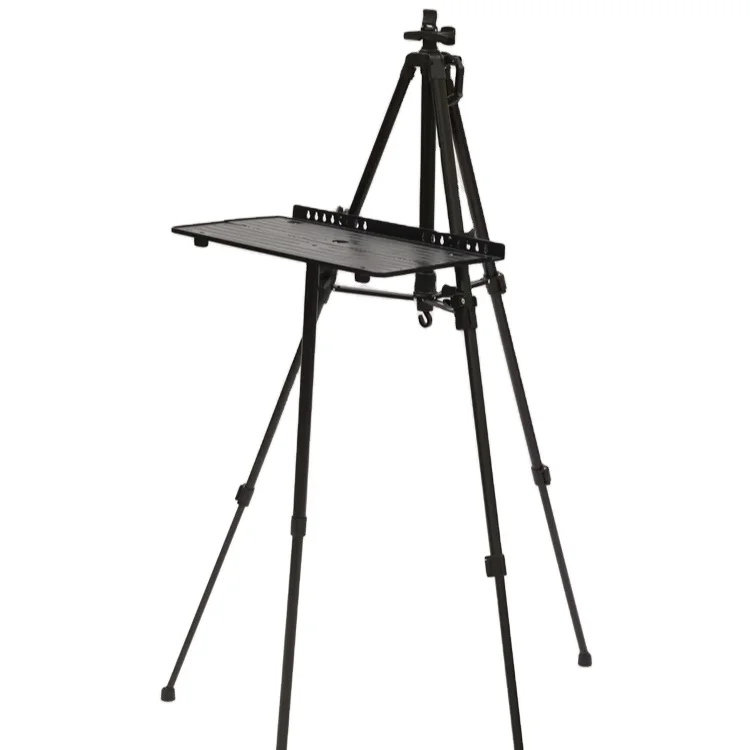 New Design Adjustable Folding Tripod Stand Metal Iron Studio Painting Iron Triangle Easel
