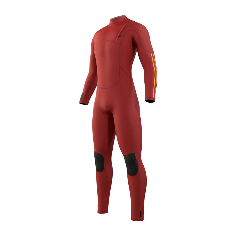 China Manufacturer New Arrival Low Price Customized Red 5/4 4/3 mm Adult Neoprene Smooth Skin Wetsuit Full Body Wetsuit For Men