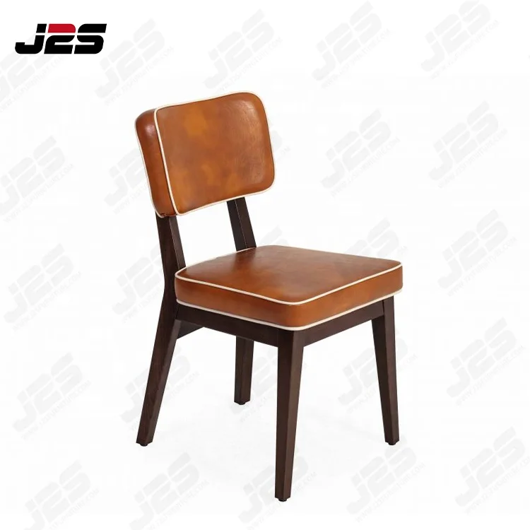 Factory price Hot Sale High Quality Luxury Vintage Wooden Dining Chair Furniture Living Room Teak Oak Wood Rattan Modern Chair