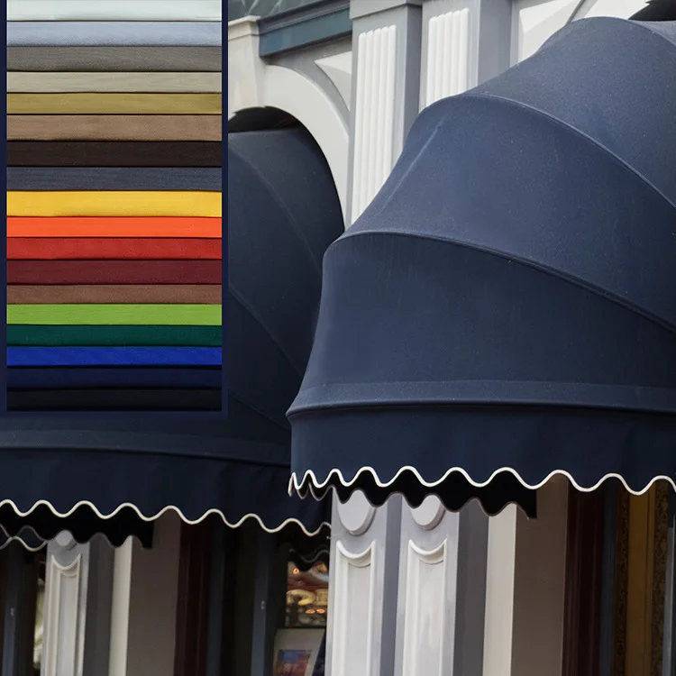 acrylic canvas fabric waterproof fabric for mattress garage sunshade fabric