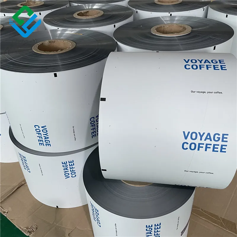 Food Packaging Plastic Roll Film Automatic Coffee Sachet Powder Coffee Single Serve Stlck Plastlc Packaging Film Roll