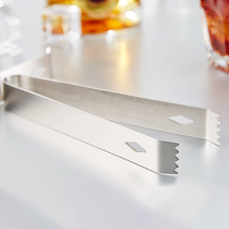 Stainless steel ice clamp restaurant food clip ice cube clamp multifunctional ice clamp