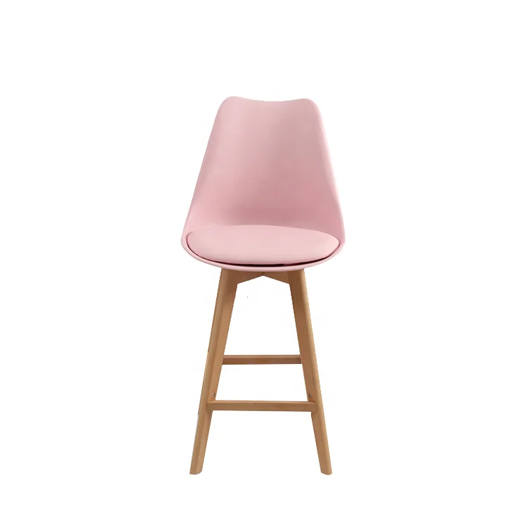  Cheap Used Modern Stackable Plastic Restaurant Wood Bar Stools Chairs for