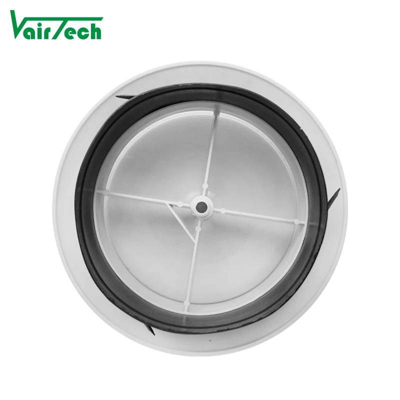 Spot Goods 3 4 5 6 8 Inch Plastic Air Vent Adjust Air Flow Even Can Close Disc Air Valve for Ventilation