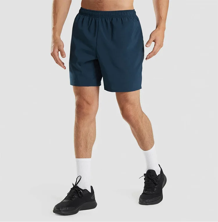 Simple Solid Gym Running Body building Fitness Mens Shorts