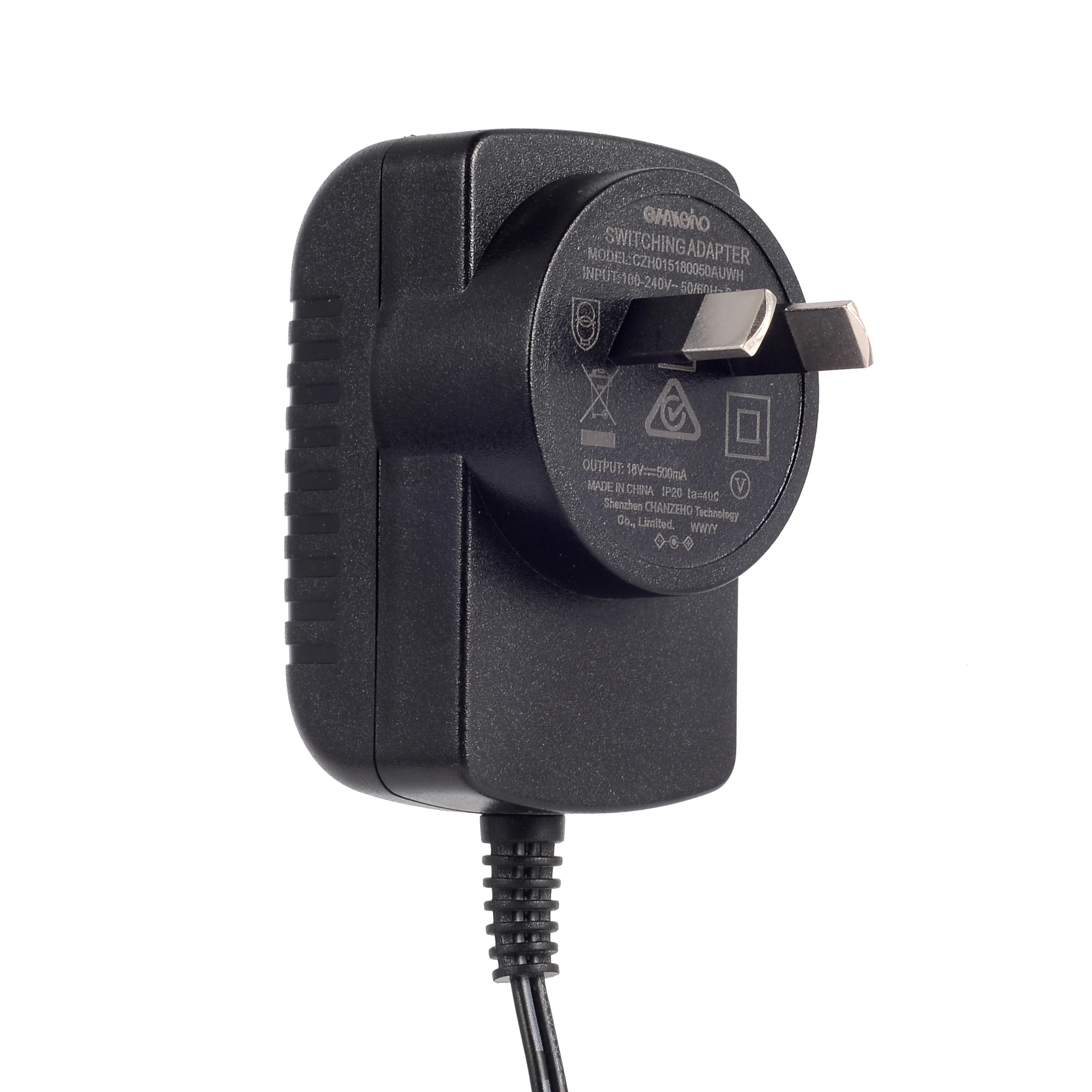 
Chanzeho 9V 1A AC/DC universal adapter switching power supply 2A 3A power adapter with RCM KC FCC GS CE PSE certified 