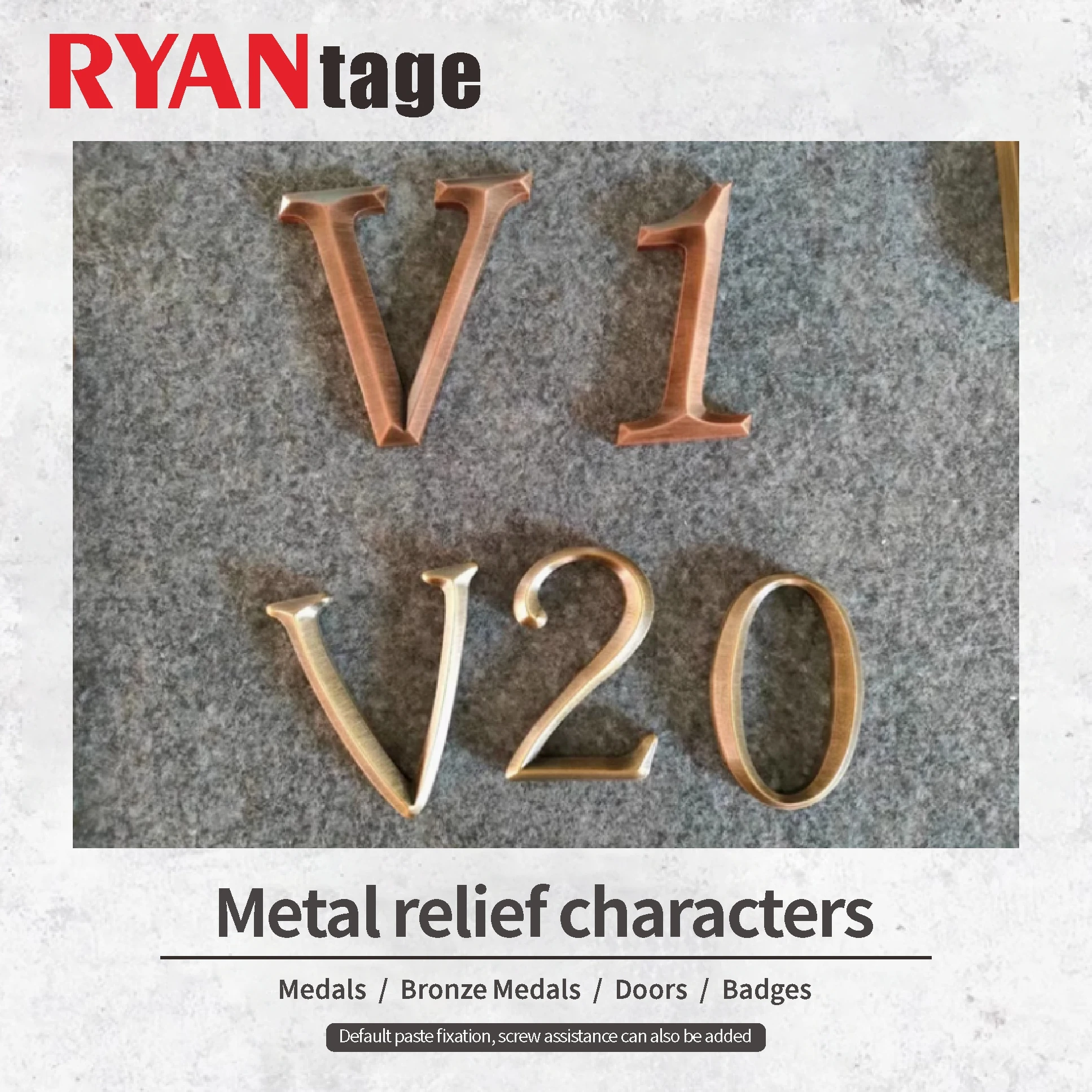 Three dimensional solid stainless steel solid stainless steel precision drawing electroplating oxidation antique baking paint