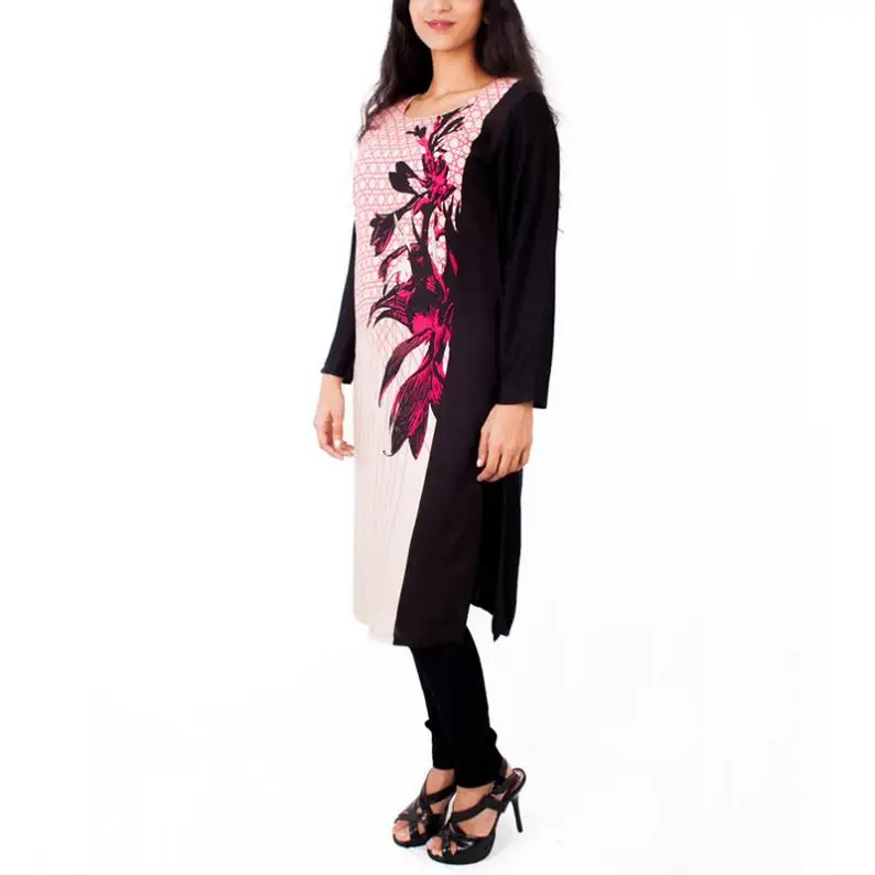 2019 High Quality Fancy Kurti Tops Muslim Clothing Sarees Indian With Islamic Simple Cotton Kurtis