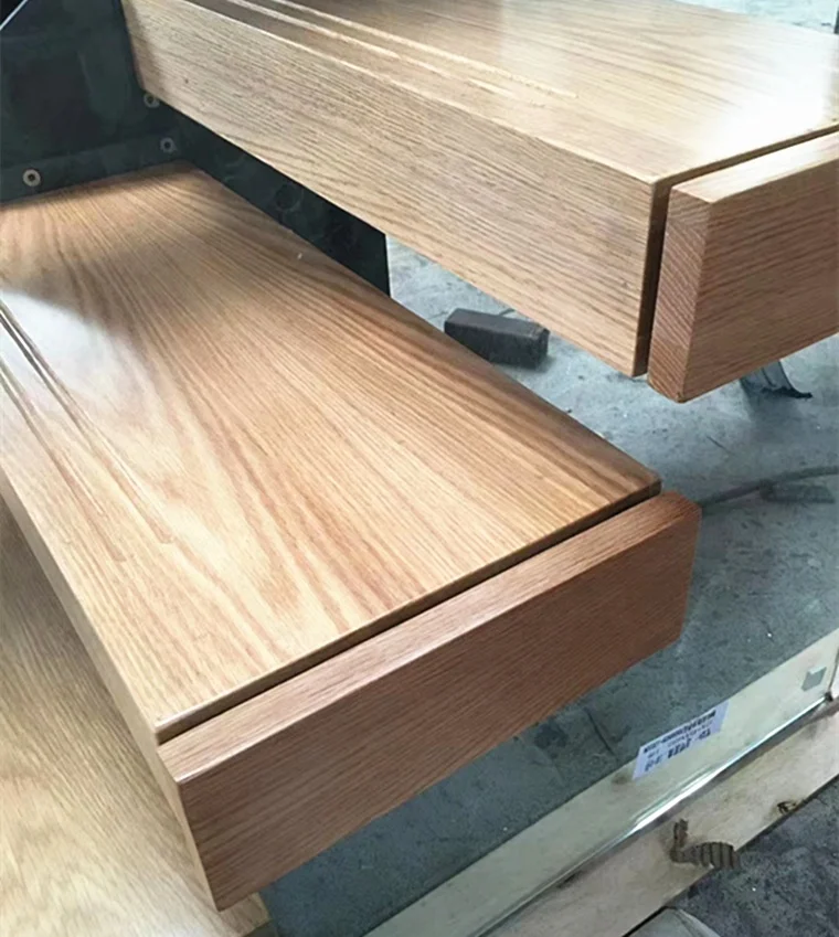 Wood Stair Tread - Wood Stair Treads/Riser/Steps made of Acacia/Rubber Finger Joint Panel