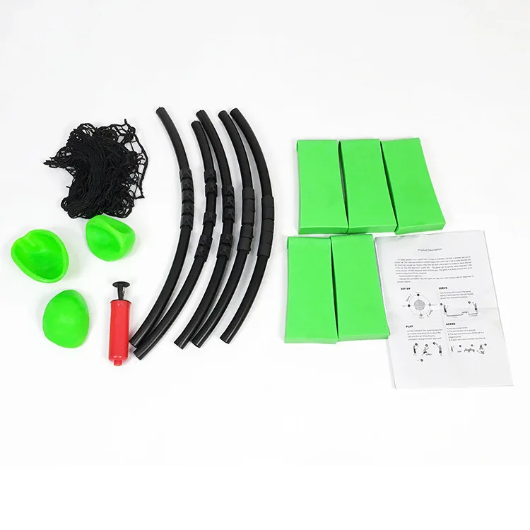 Ningbo Royal top quality ABS Portable outdoor multiplayer Spike ball and beach ball set Beach Volleyball with three balls