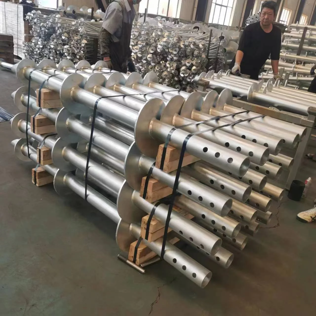 Low Price And High Quality Ground Spiral Pile Or Ground Anchor Foundation