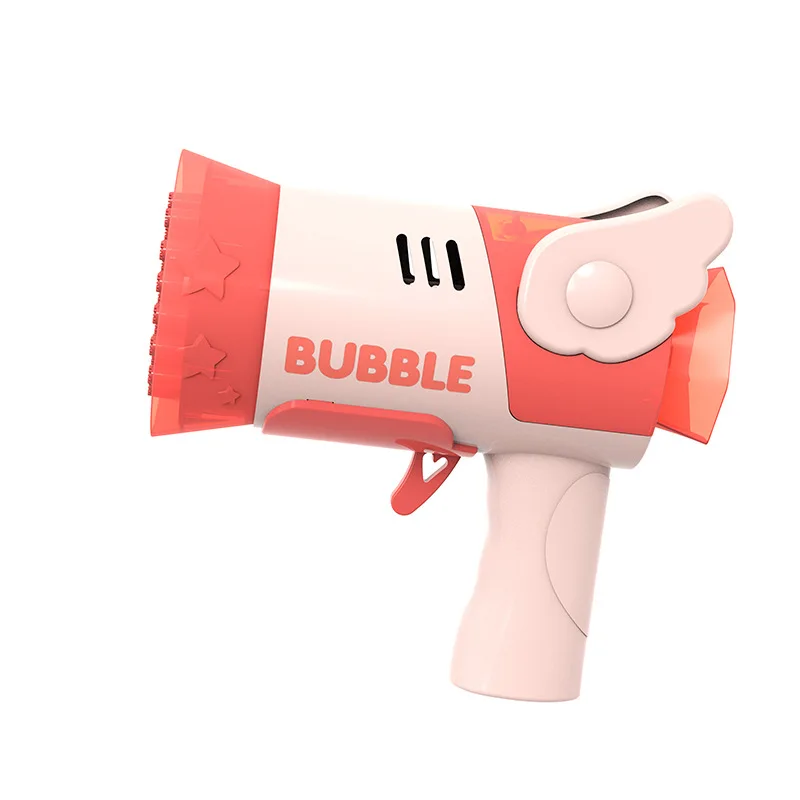 News 41 Holes Bigbazooka Blaster Multi-Hole Automatic Water Zabawki Bubble Machune Gun With Lights Rainbow
