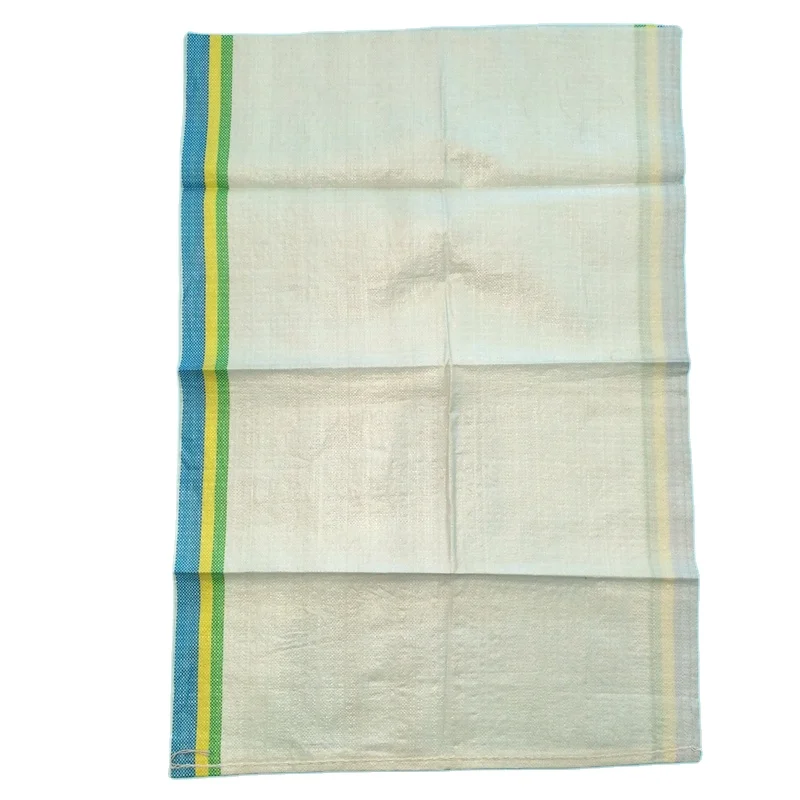 
South America market standard transparent PP Woven Bag /Sack for packing 50kg flour, rice, sugar, fertilizer, food, feed 