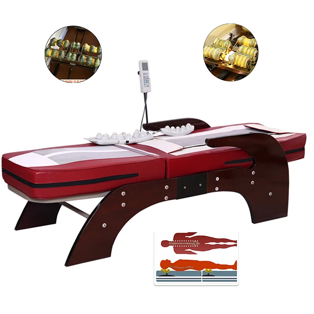 Дешевая Портативная Нефритовая терапия для тела, массажная кровать для удлинения, косметическая хиропрактика, Массажная кровать