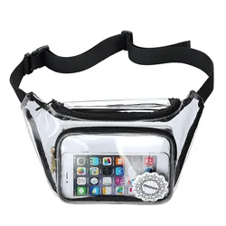 Custom Clear PVC Sport Fanny Pack Waist Bag