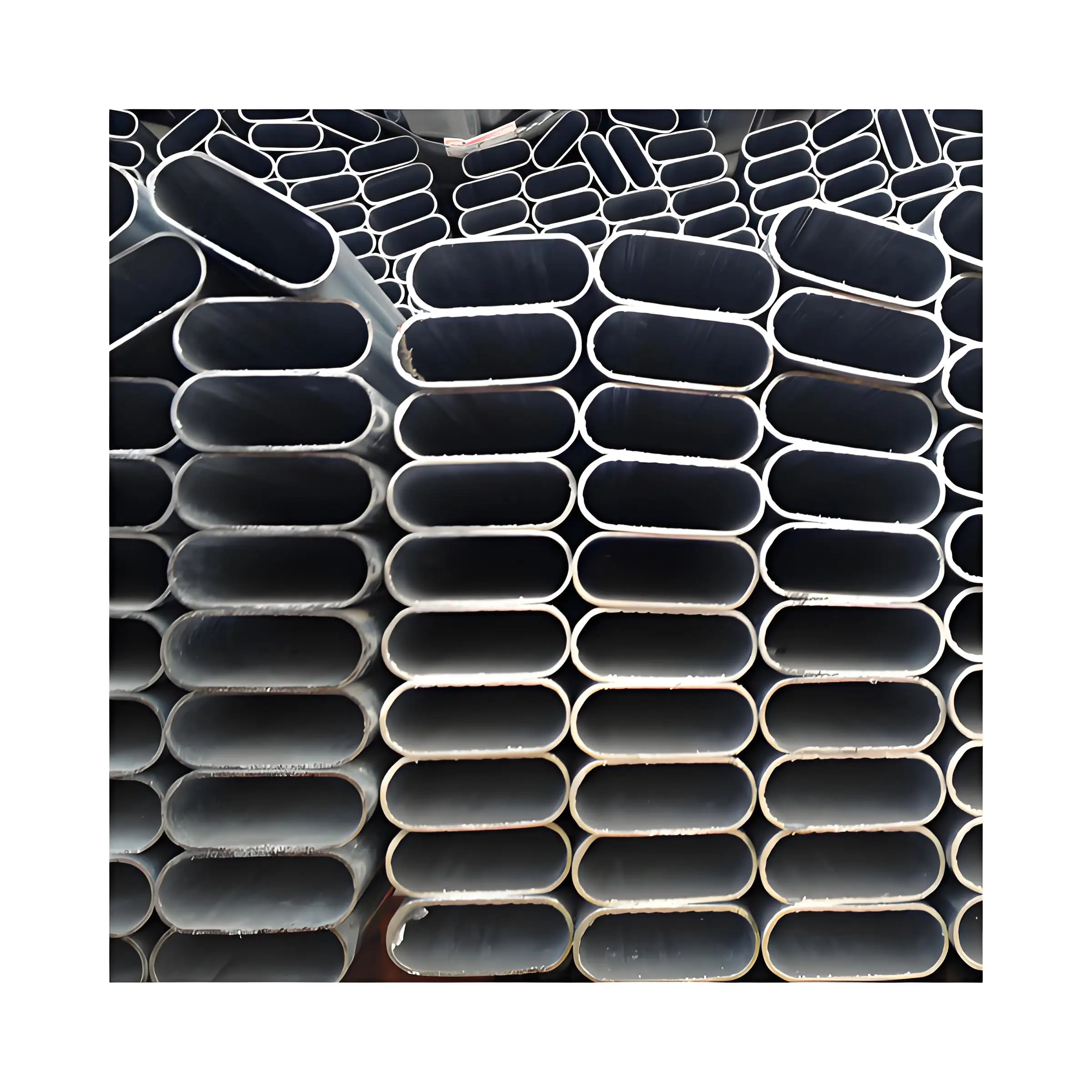 Hight Quality Factory Oval tube SHS hot dipped galvanized square steel pipe for greenhouse