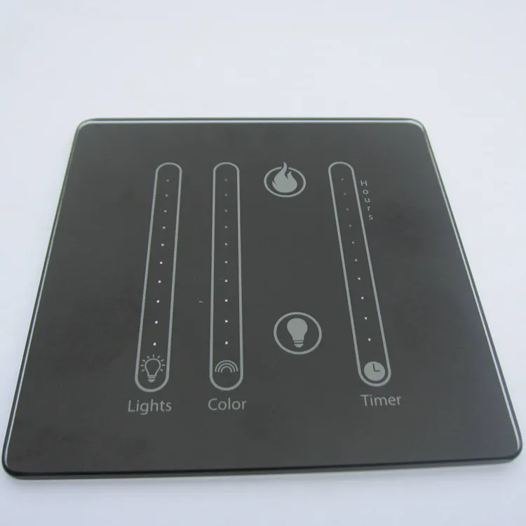 Smart Home Touch Screen Glass Light Wall Switch Panel Cover Glass For House/hotel