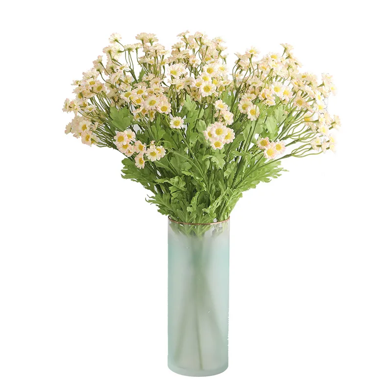 2024 Artificial Small Daisy Mums Flowers Outdoor Chrysanthemum Artificial Chrysanthemum Flowers For Decoration