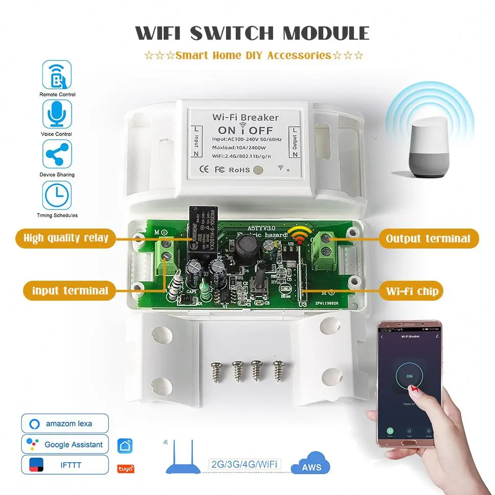 Лидер продаж 2021 умный выключатель с Wi-Fi