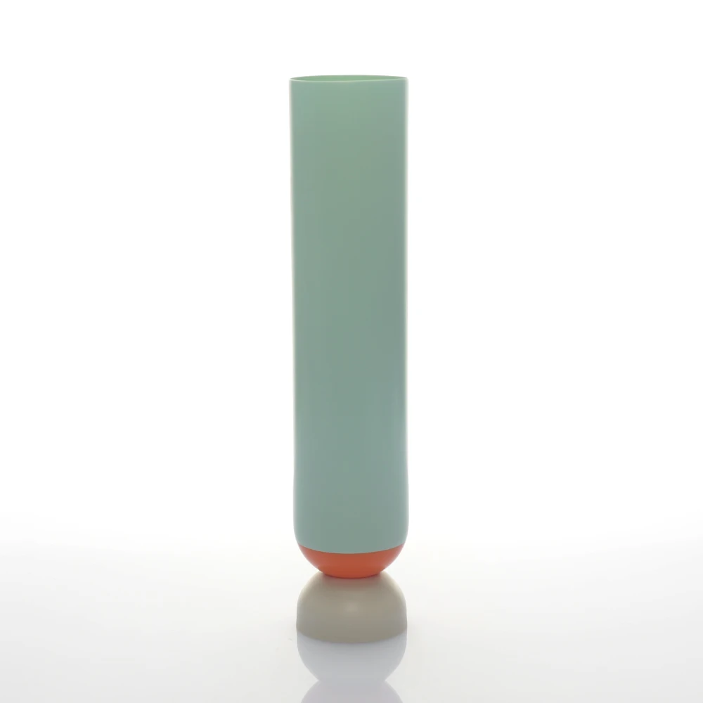 D19mm cosmetic plastic tube with dropper for BB cream pink color customized printing plastics tubed cosmetic with dropper lid