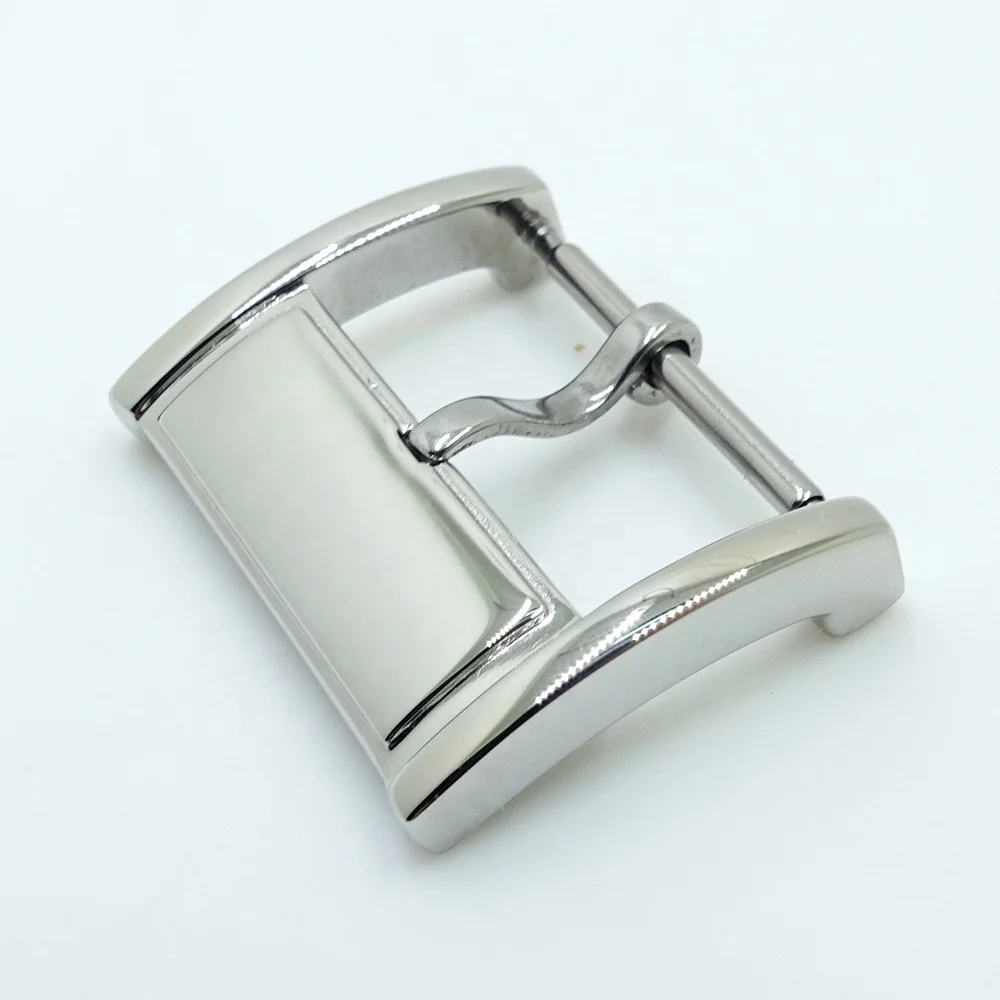 High Quality Unique 304 Stainless Steel Watch Buckles 18mm 20mm 22mm Pin Buckle Strap