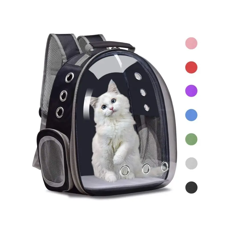 Best Selling Pet Cat Dog Carrier Backpack Bag Transparent Space Capsule Cat Dog Carrier Bag for Traveling Hiking