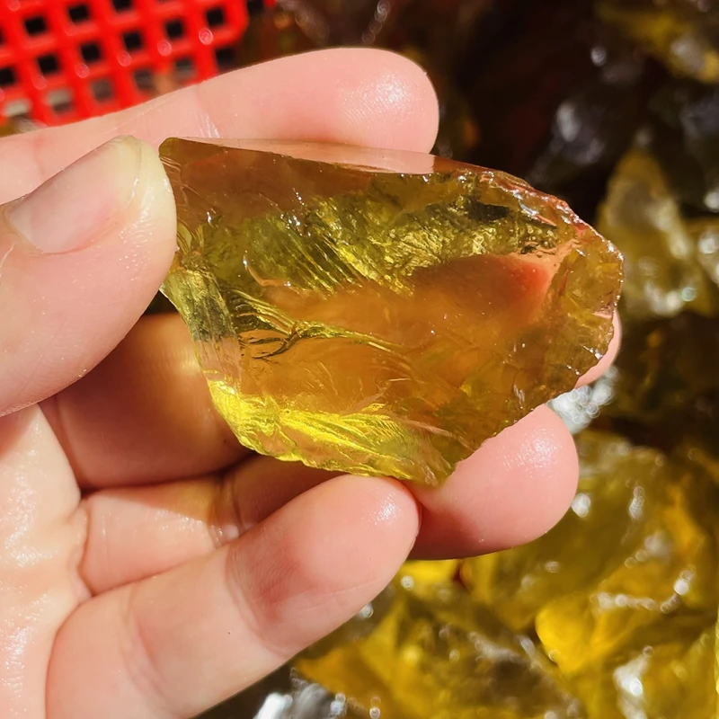 High Quality Brazil Citrine Crystal Gemstone Raw Clear Citrine Rough Tumbled Stone