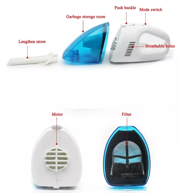 Wholesale Vehicle Vacuum Cleaner Wet and Dry Vacuum Cleaner Car Portable Mini Car Vacuum Cleaner